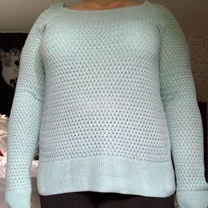 Light Blue American Eagle Knit Sweater